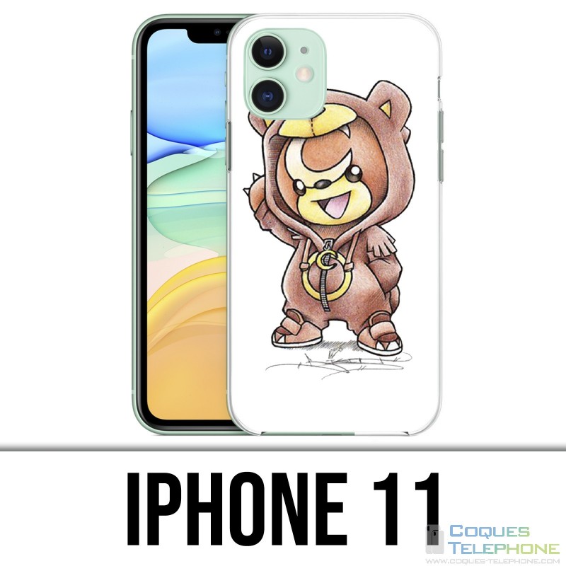 Coque iPhone 11 - Pokémon Bébé Teddiursa