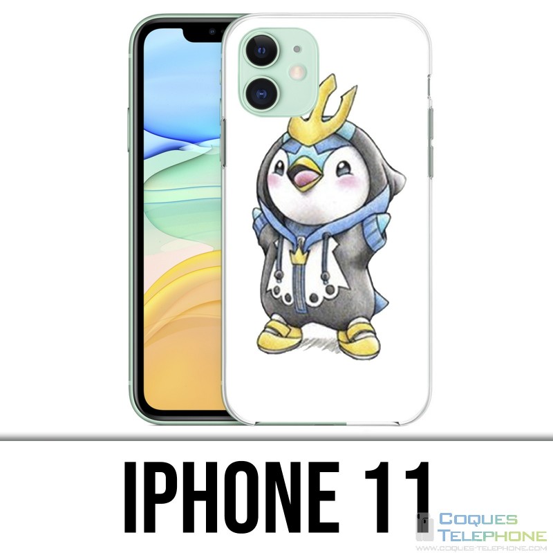 Coque iPhone 11 - Pokémon bébé Tiplouf