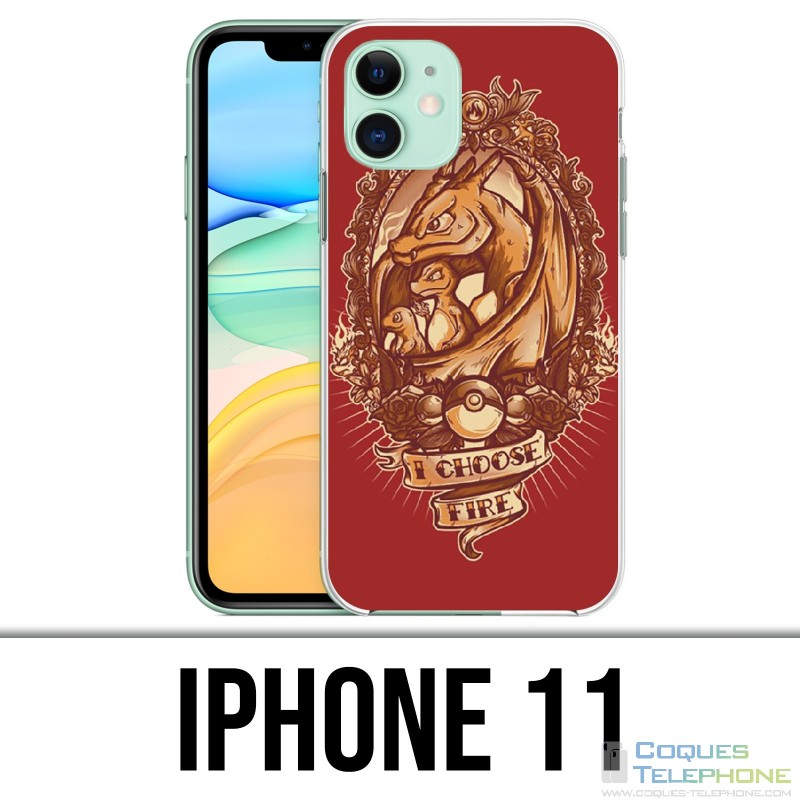 Custodia per iPhone 11: Pokémon Fire