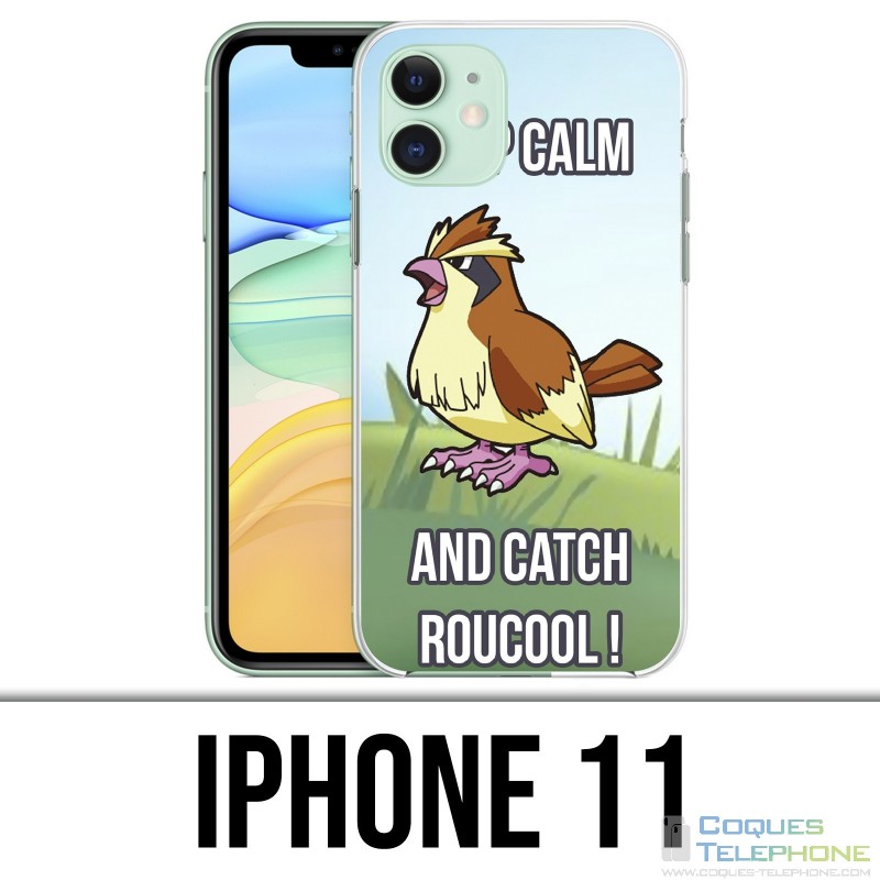 Coque iPhone 11 - Pokémon Go Catch Roucool