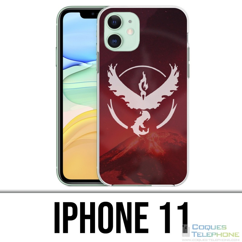 Coque iPhone 11 - Pokémon Go Team Bravoure