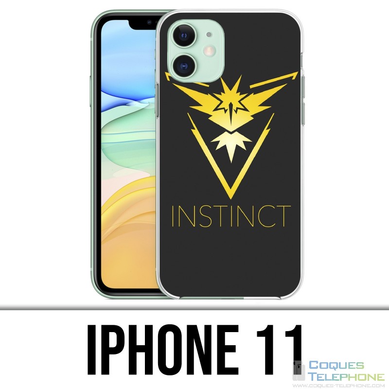 Coque iPhone 11 - Pokémon Go Team Jaune