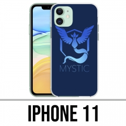 Coque iPhone 11 - Pokémon Go Team Msytic Bleu