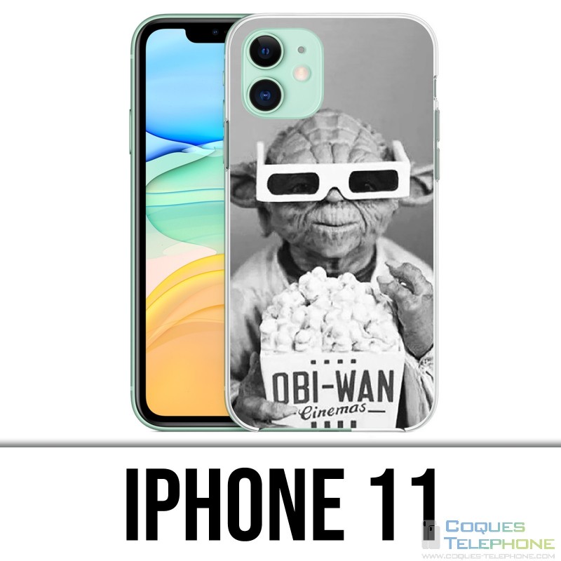 Coque iPhone 11 - Star Wars Yoda CineìMa