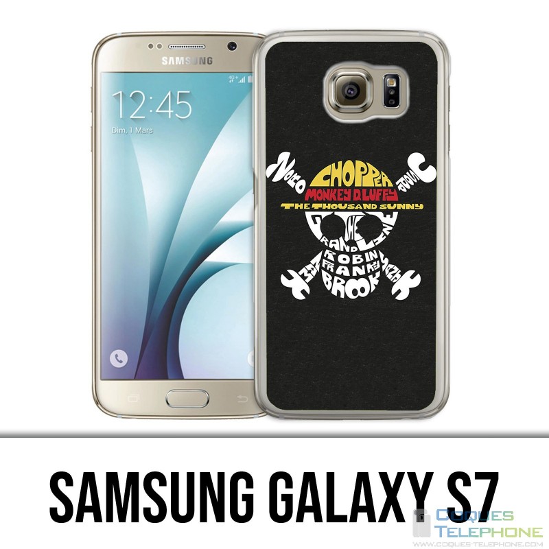 Samsung Galaxy S7 Hülle - One Piece Logo Name