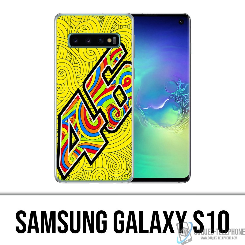 Carcasa Samsung Galaxy S10 - Rossi 47 Waves