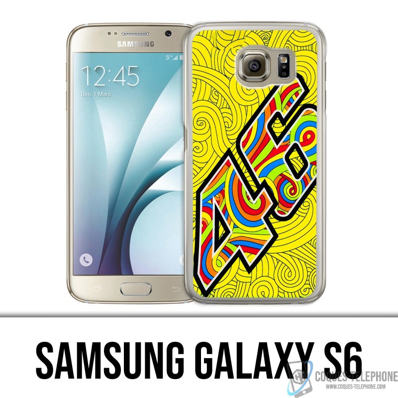 Carcasa Samsung Galaxy S6 - Rossi 47 Waves
