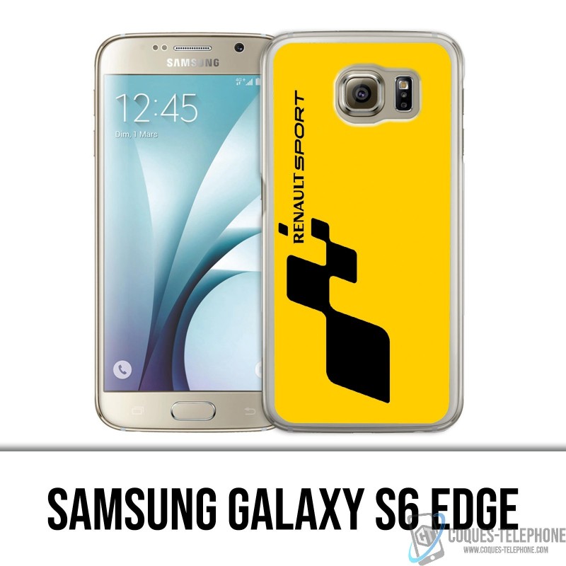 Coque Samsung Galaxy S6 EDGE - Renault Sport Jaune