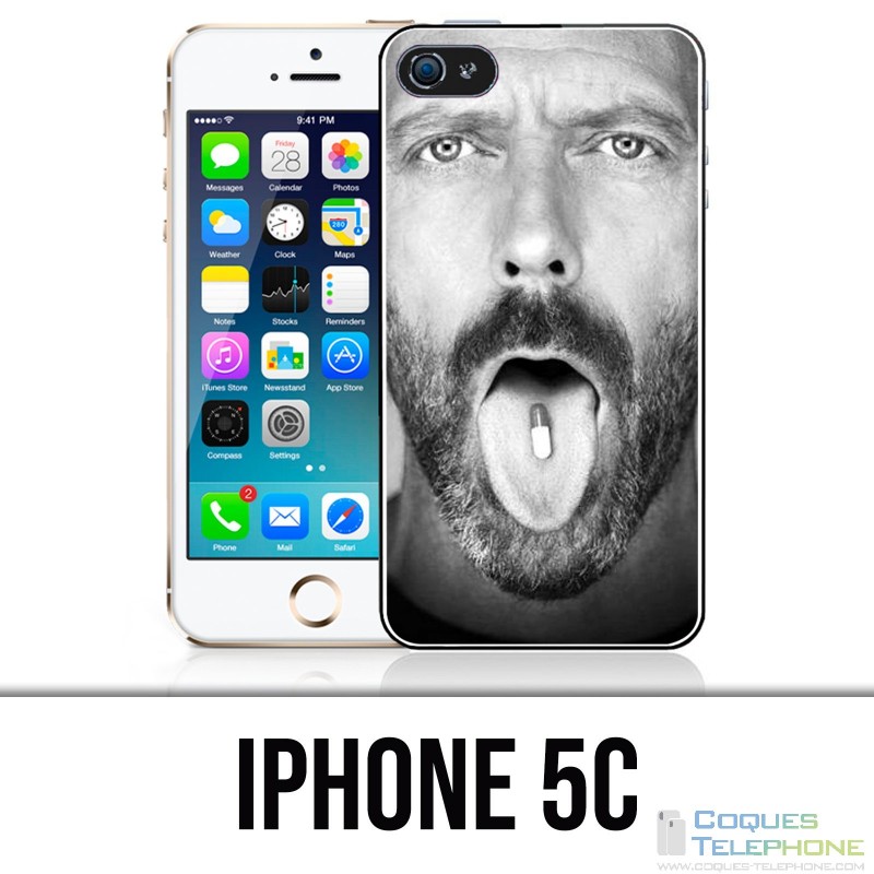 Coque iPhone 5C - Dr House Pilule