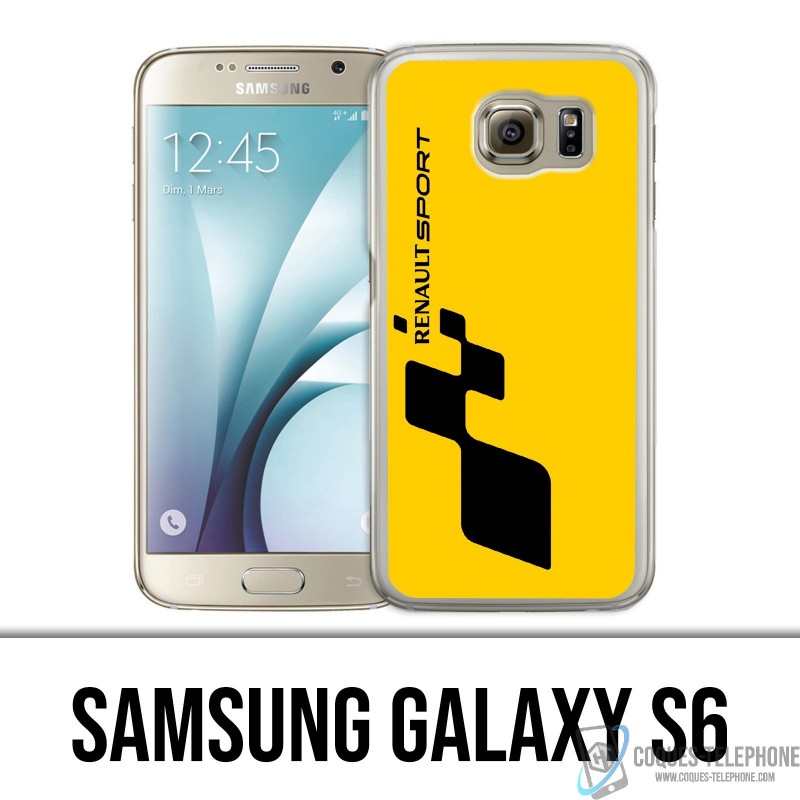 Coque Samsung Galaxy S6 - Renault Sport Jaune