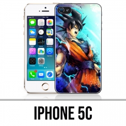 Custodia per iPhone 5C: Dragon Ball Goku Color