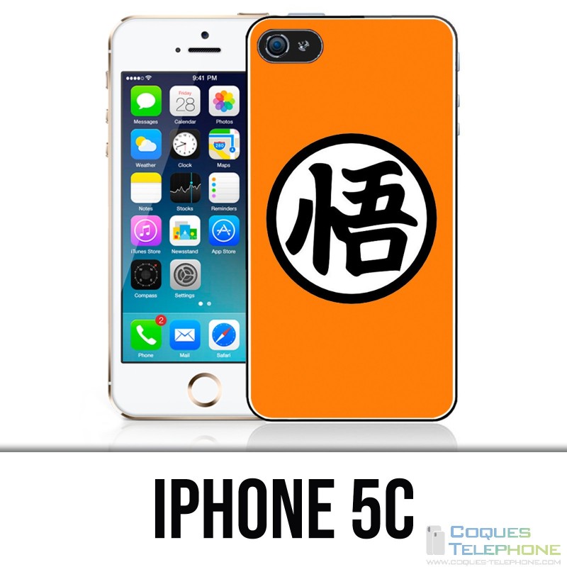 Custodia per iPhone 5C - Logo Dragon Ball Goku