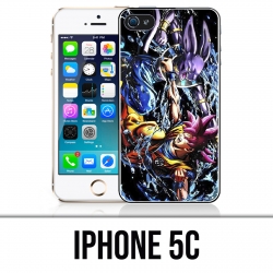 Coque iPhone 5C - Dragon Ball Goku Vs Beerus