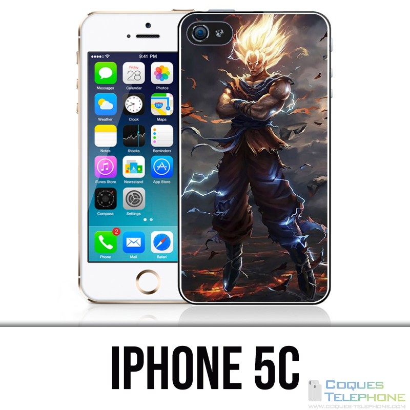 Coque iPhone 5C - Dragon Ball Super Saiyan