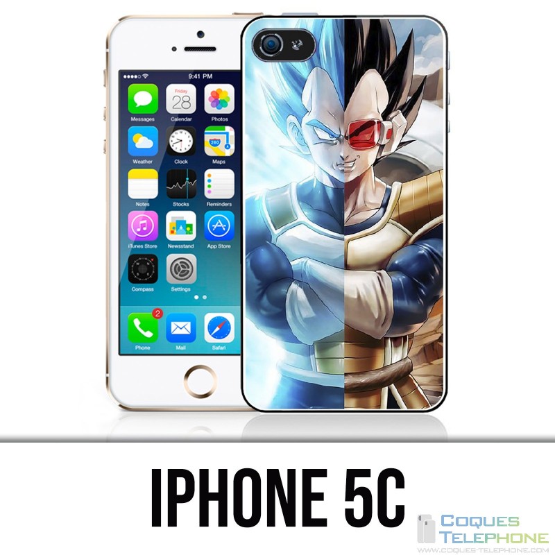 Coque iPhone 5C - Dragon Ball Vegeta Super Saiyan