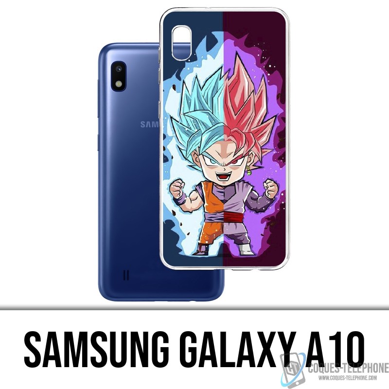 Samsung Galaxy A10 Custodia - Dragon Ball Nero Goku Cartoon Goku Cartoon