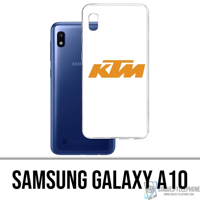 Samsung Galaxy A10 Case - Ktm Logo weißer Hintergrund