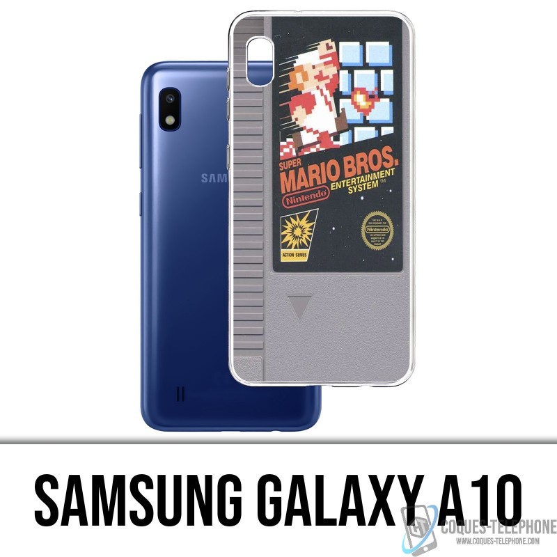 Samsung Galaxy A10 Case - Nintendo Nes Cartridge Mario Bros.