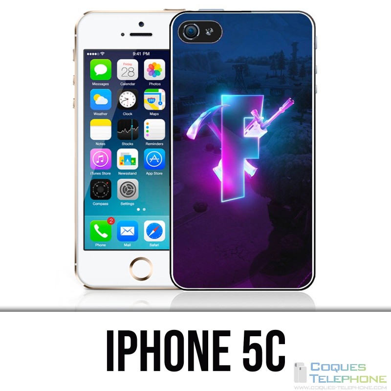 Custodia per iPhone 5C: Fortnite Logo Glow