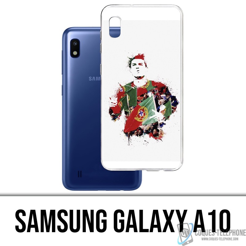 Funda Samsung Galaxy A10 - Ronaldo Football Splash