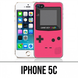 Coque iPhone 5C - Game Boy Color Rose