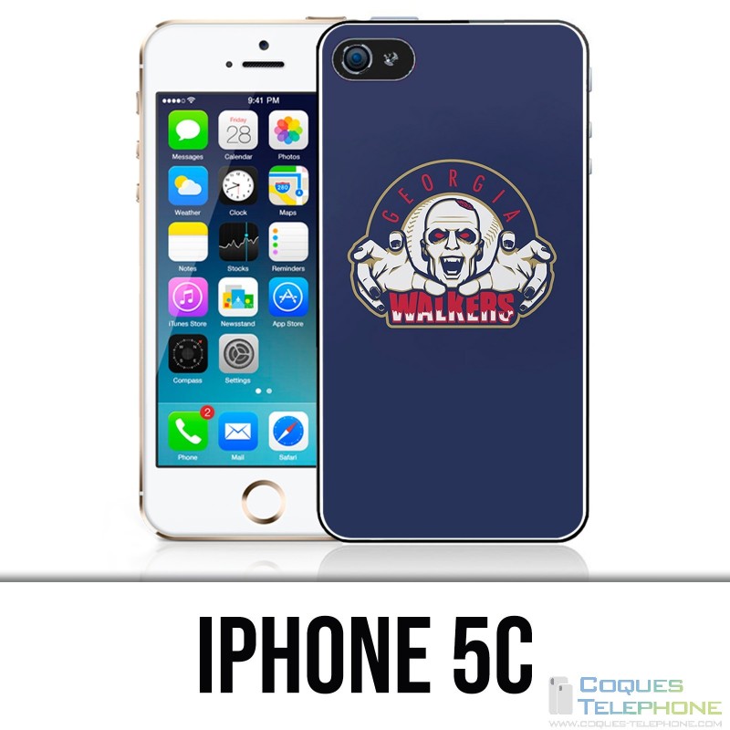 Coque iPhone 5C - Georgia Walkers Walking Dead