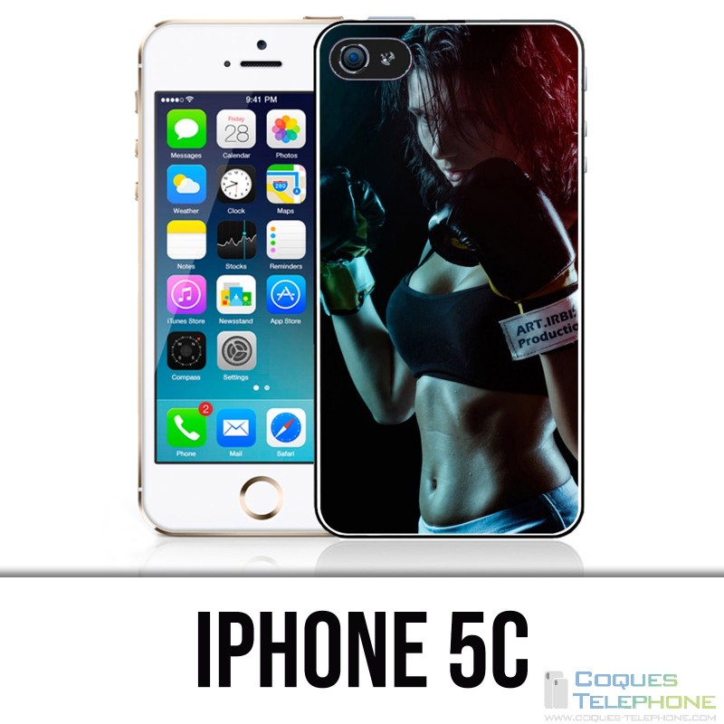 Coque iPhone 5C - Girl Boxe