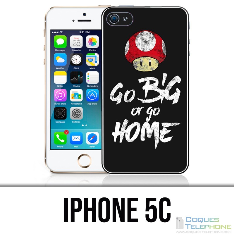 Coque iPhone 5C - Go Big Or Go Home Musculation