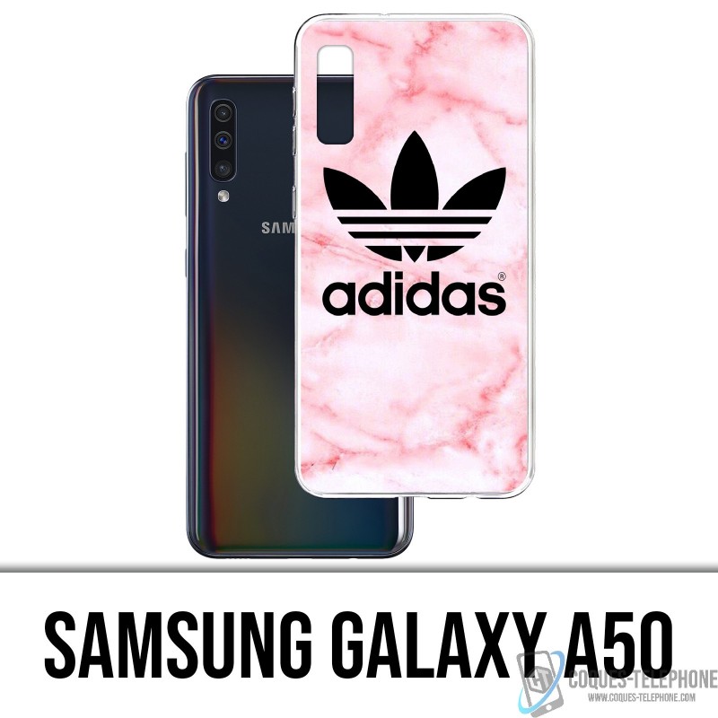 compañero pegamento Cuaderno Funda para Samsung Galaxy Adidas Marble Pink