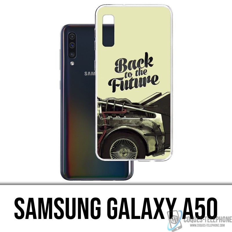 Coque Samsung Galaxy A50 - Back To The Future Delorean