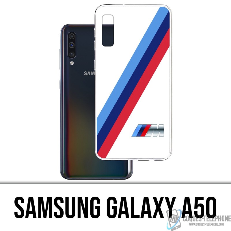 Coque Samsung Galaxy A50 - Bmw M Performance Blanc