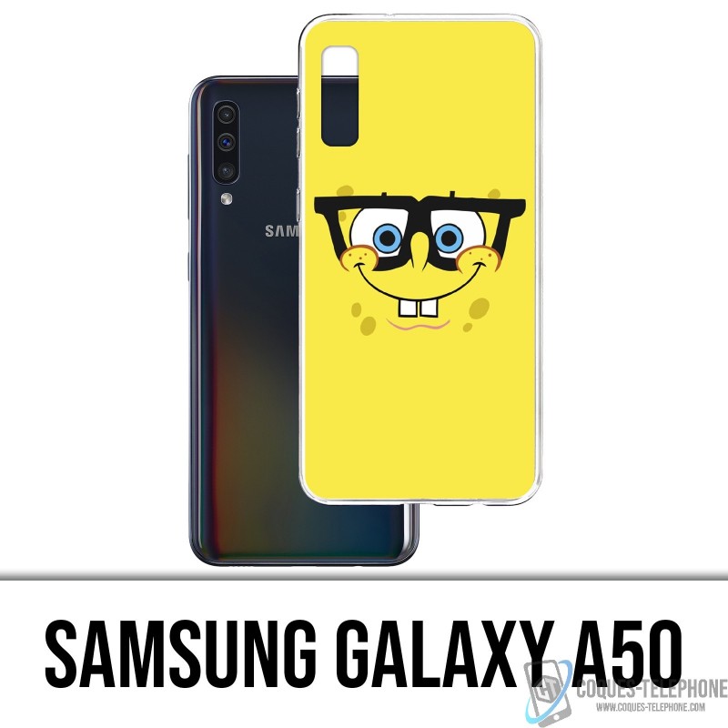 Samsung Galaxy A50 SpongeBob Goggle Custodia - Occhiali SpongeBob