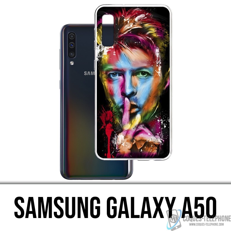 Coque Samsung Galaxy A50 - Bowie Multicolore