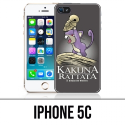 Coque iPhone 5C - Hakuna Rattata Pokémon Roi Lion