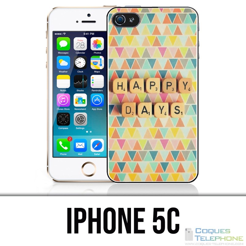 IPhone 5C case - Happy Days