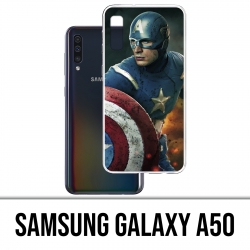 Case Samsung Galaxy A50 - Captain America Comic-Rächer