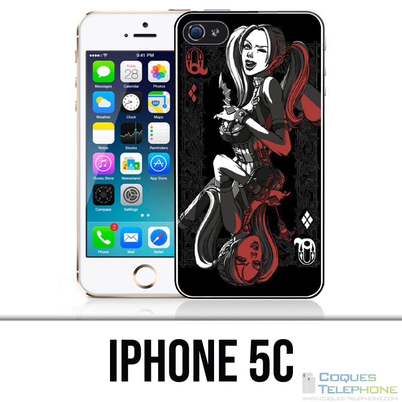 Coque iPhone 5C - Harley Queen Carte