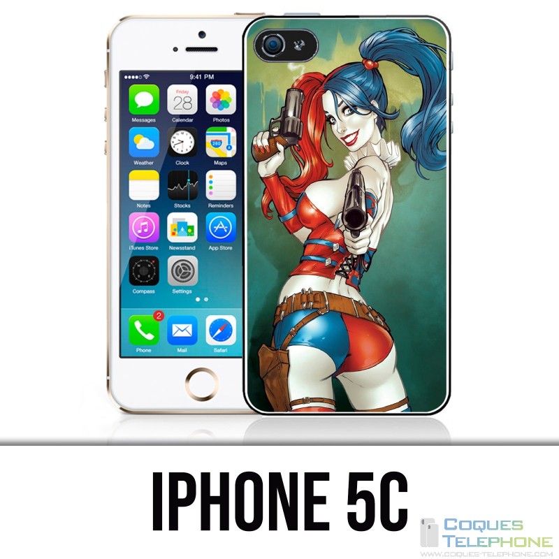 Coque iPhone 5C - Harley Quinn Comics