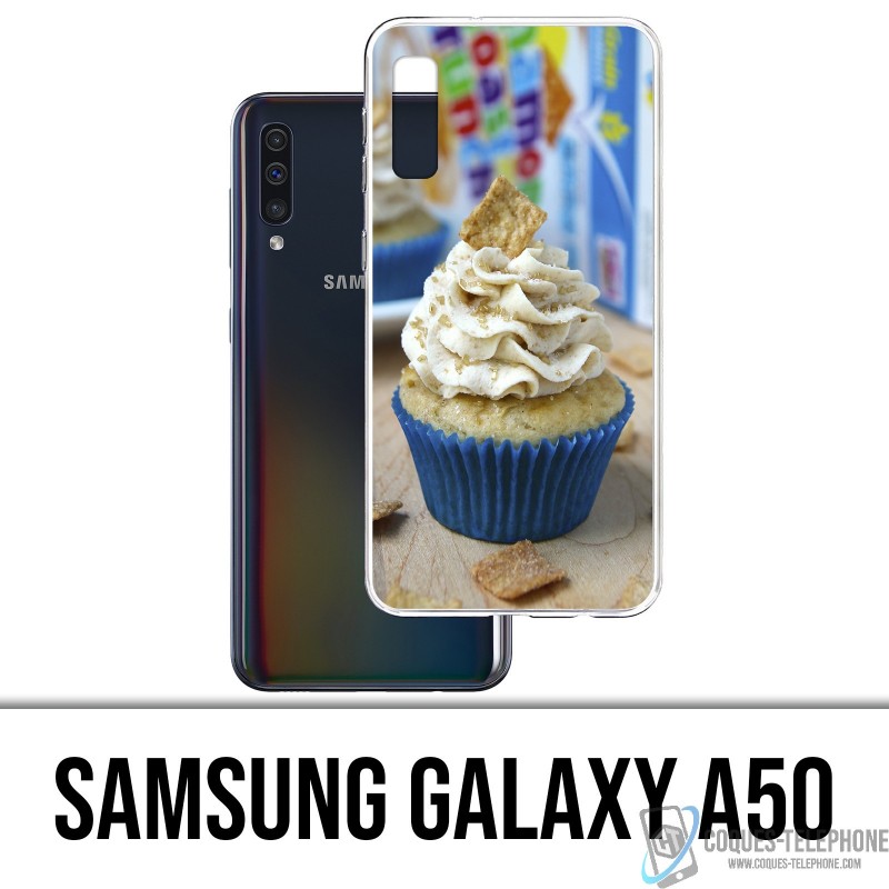 Coque Samsung Galaxy A50 - Cupcake Bleu