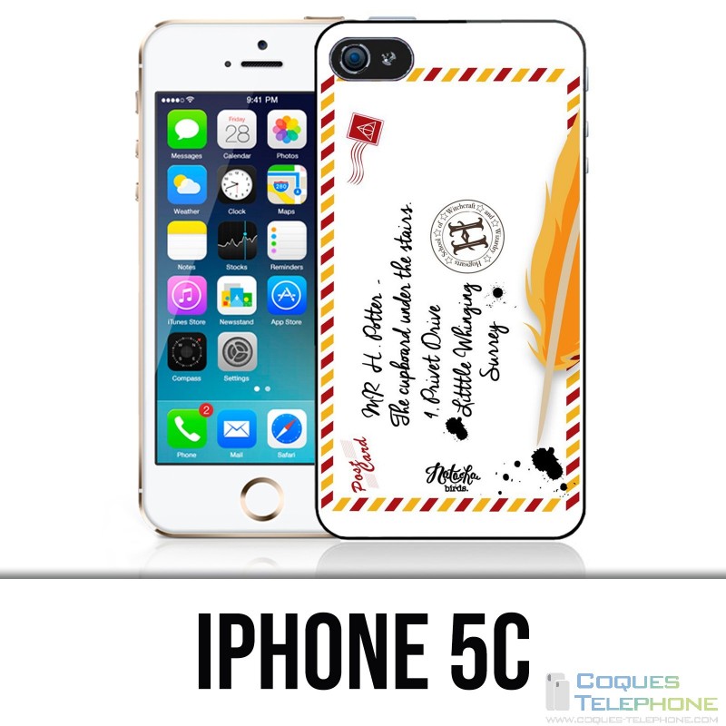 Custodia per iPhone 5C - Harry Potter Letter Hogwarts