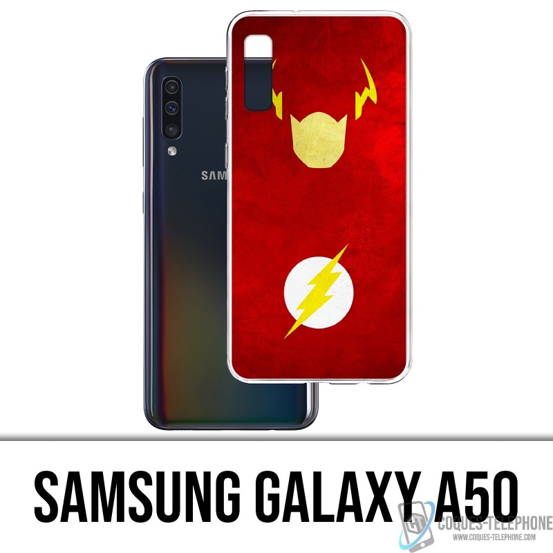 Case Samsung Galaxy A50 - Dc Comics Flash Art Design