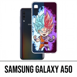 Coque Samsung Galaxy A50 - Dragon Ball Black Goku Cartoon