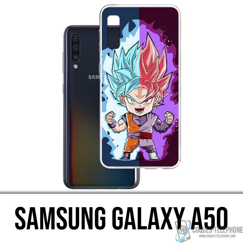 Coque Samsung Galaxy A50 - Dragon Ball Black Goku Cartoon