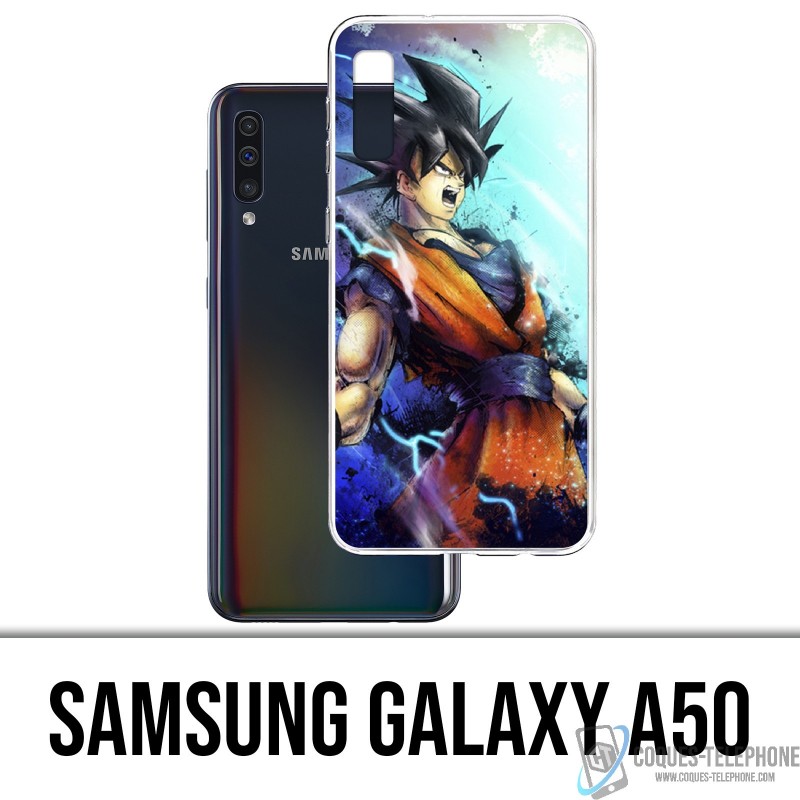 Coque Samsung Galaxy A50 - Dragon Ball Goku Couleur