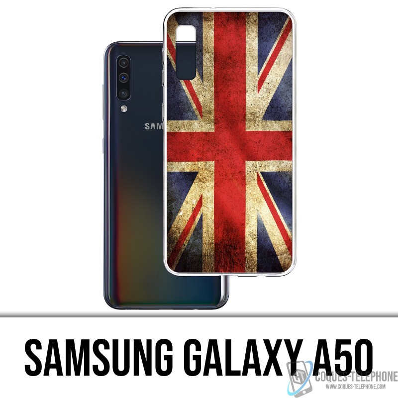 Samsung Galaxy A50 Custodia - Vintage Uk Flag