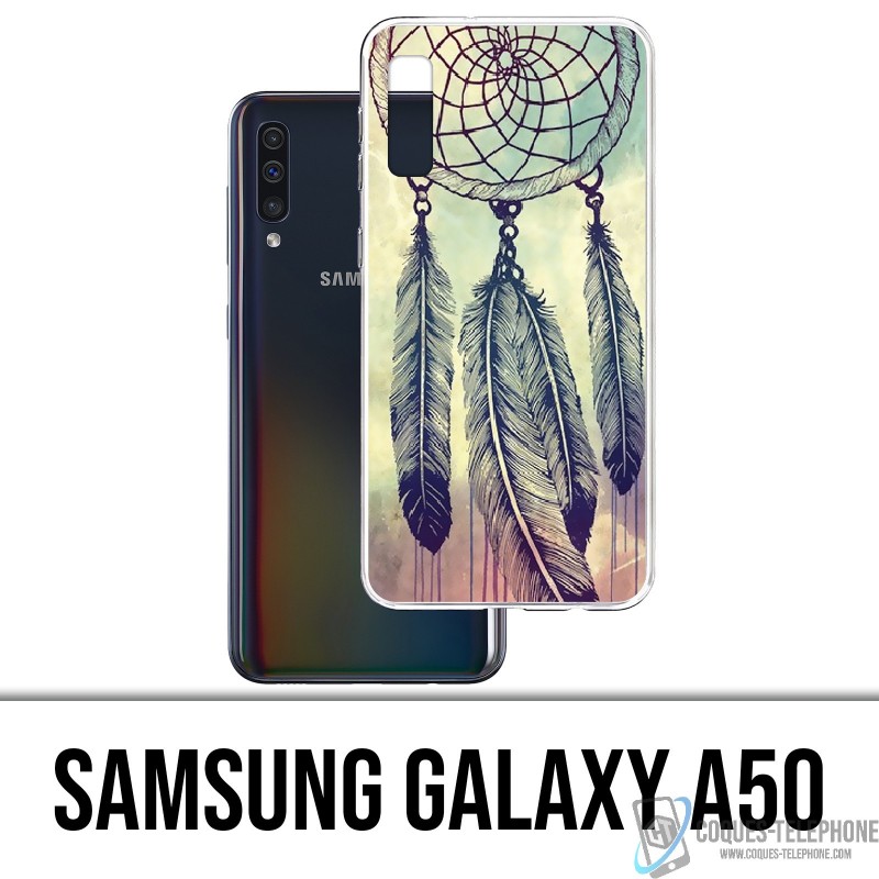 Coque Samsung Galaxy A50 - Dreamcatcher Plumes