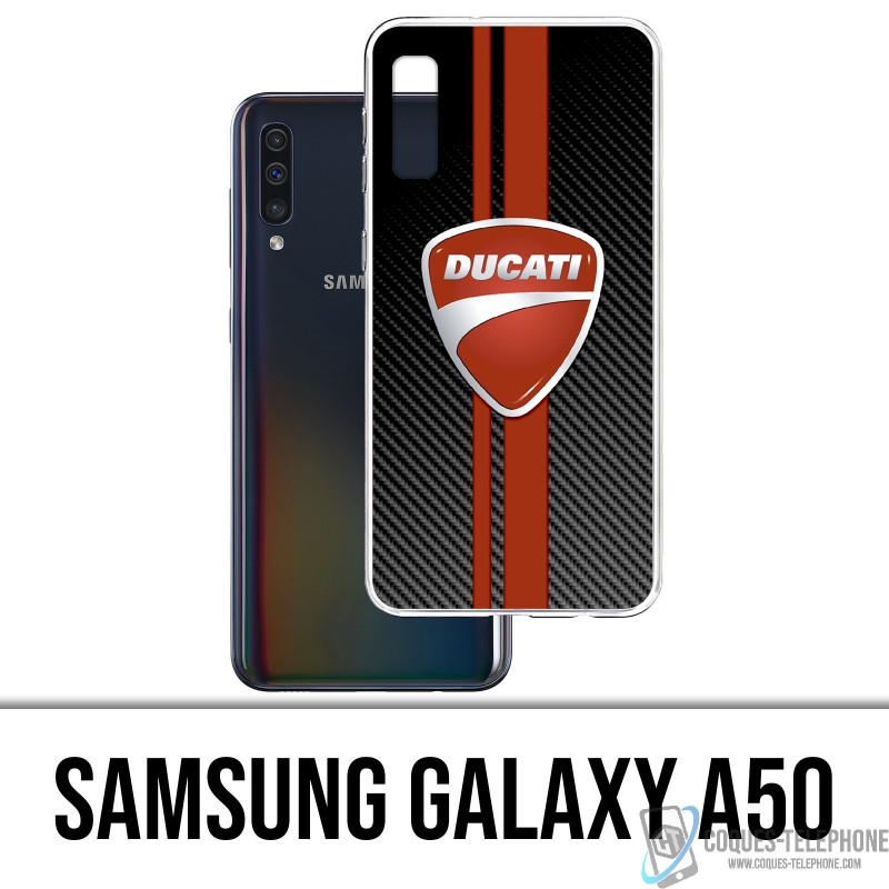 Coque Samsung Galaxy A50 - Ducati Carbon