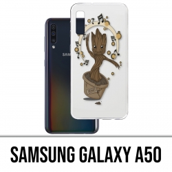 Samsung Galaxy A50 Custodia - Guardiani della Galassia danzante Groot Galaxy