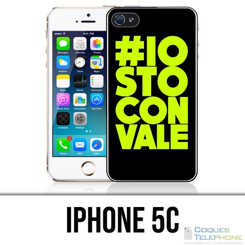 Coque iPhone 5C - Io Sto Con Vale Motogp Valentino Rossi