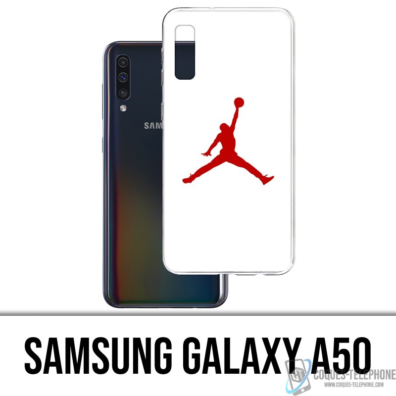 Case Samsung Galaxy A50 - Jordan Basketball White Logo